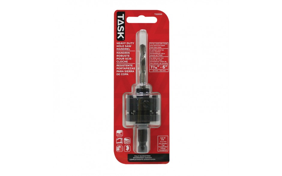 TASK T22050 3/8" Shank HD Hole
Saw
Mandrel - Ritchie's Building & Flooring Centre