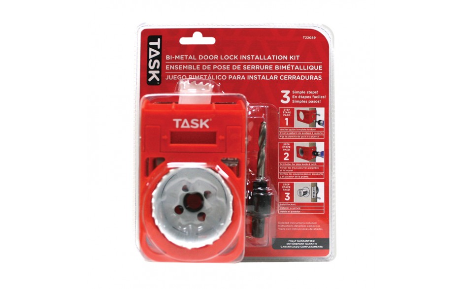 TASK T22089 Bi-Metal Lock
Install Kit - Ritchie's Building & Flooring Centre