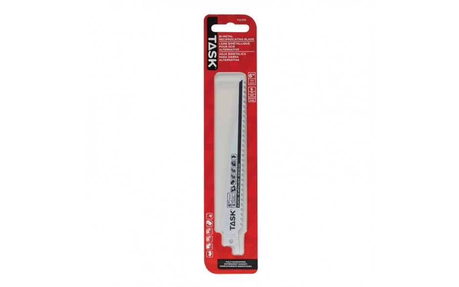 TASK 6" Bi-Metal Reciprocating Blade T22208 - Ritchie's Building & Flooring Centre