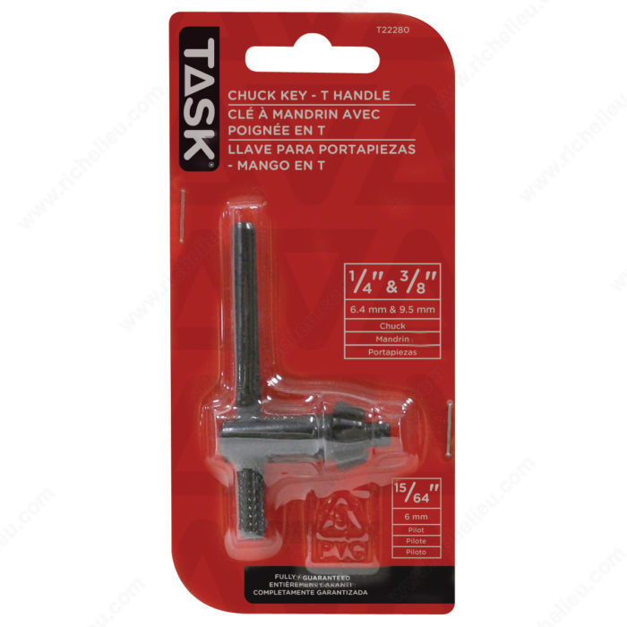 TASK T22280 1/4" x 3/8" Chuck Key - Ritchie's Building & Flooring Centre