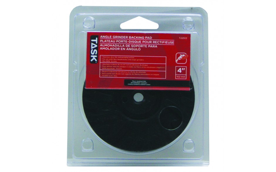 TASK T22512 4" Angle Grinder
Backing Pad - Ritchie's Building & Flooring Centre