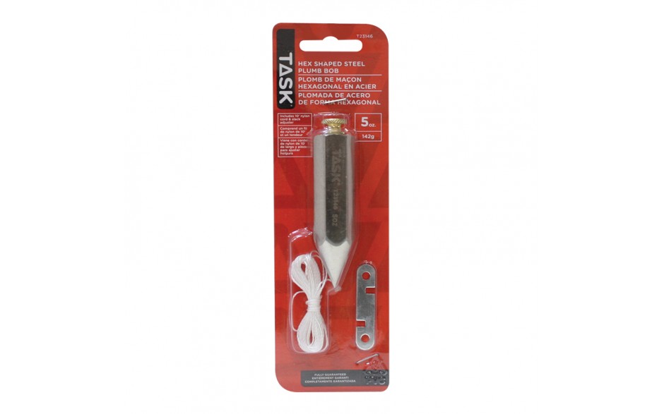 TASK T23146 Hex Shaped Plumb Bob - Ritchie's Building & Flooring Centre
