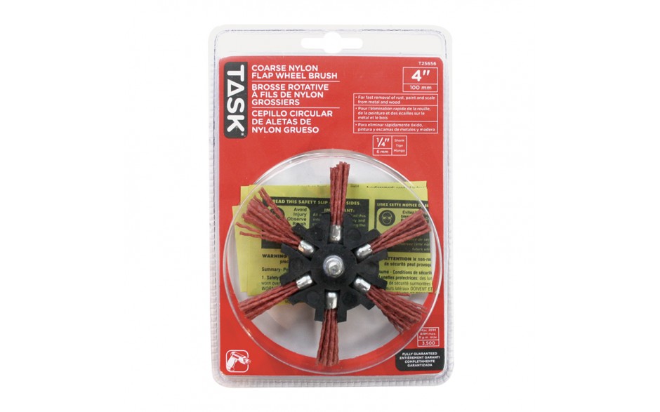 TASK T25656 4" Coarse Nylon
Flapwheel Brush - Ritchie's Building & Flooring Centre