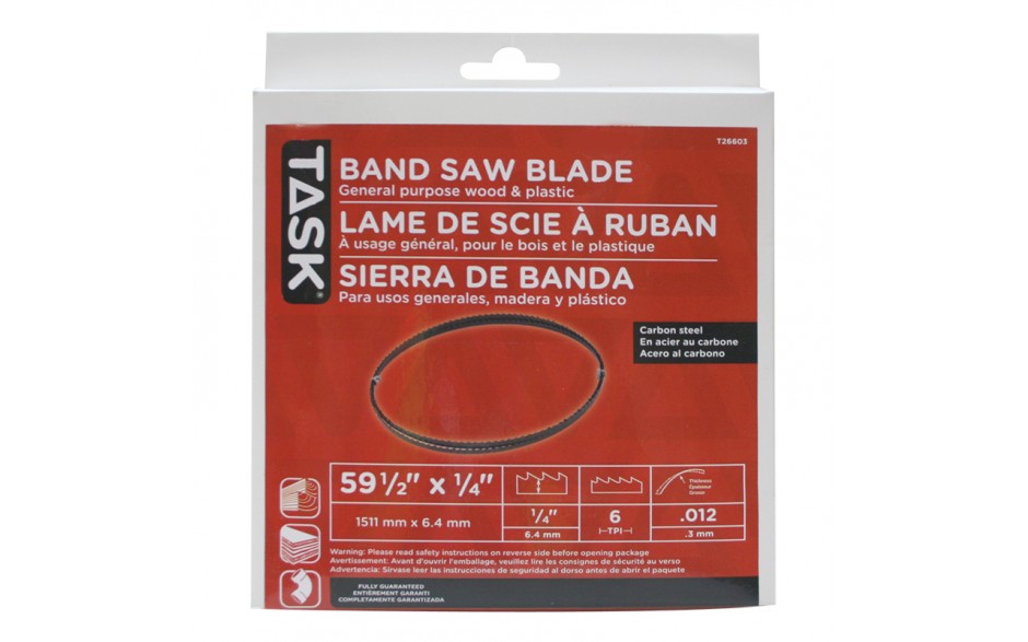 TASK T26603 59-1/2" x 1-4" Band
Saw
Blade - Ritchie's Building & Flooring Centre
