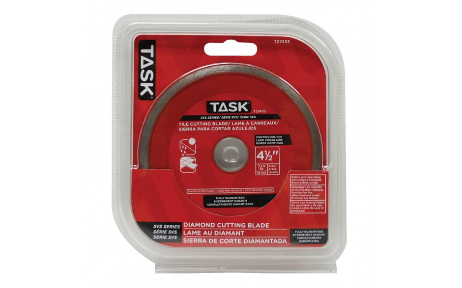 TASK T27433 4" Diamond Cutting
Blade - Ritchie's Building & Flooring Centre