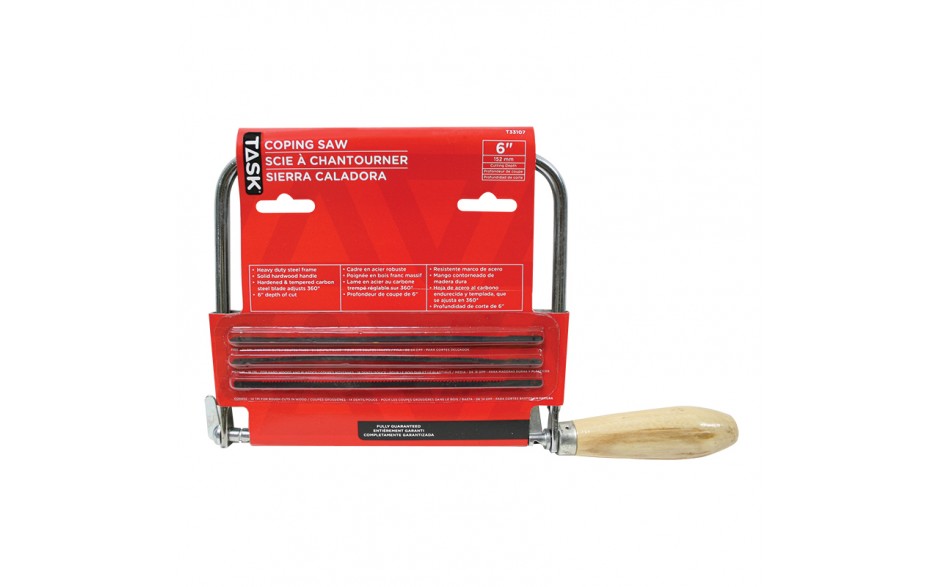 TASK T33107 6" Coping Saw
W/Blades - Ritchie's Building & Flooring Centre