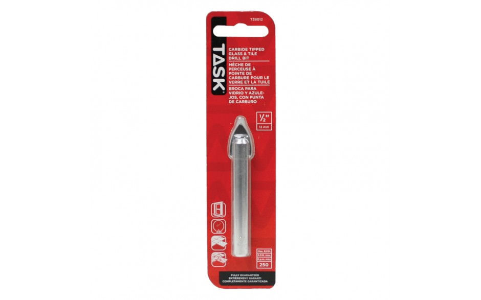TASK t38012 1/2" Carbide Glass &
Tile Bit - Ritchie's Building & Flooring Centre