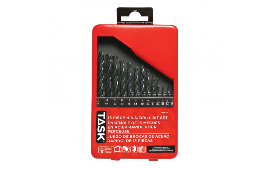 TASK T40013 13 pc HSS Bit Set - Ritchie's Building & Flooring Centre
