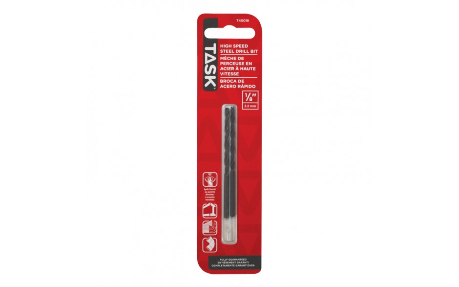 TASK T40018 1/8" High Speed Drill Bit - Ritchie's Building & Flooring Centre