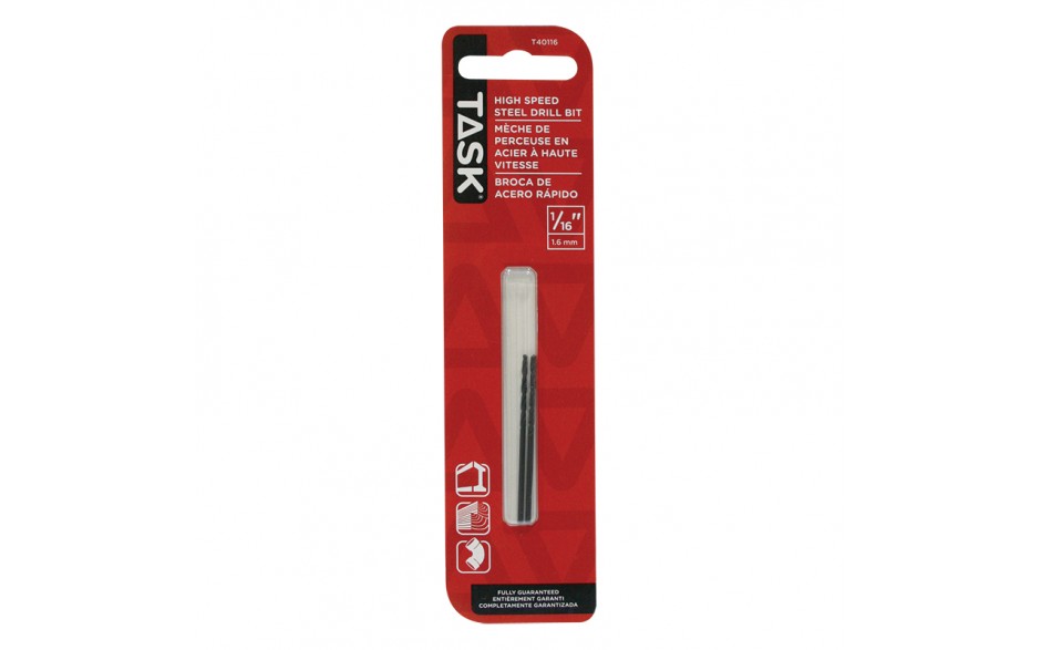 TASK T40116 1/16" High Speed Drill Bit - Ritchie's Building & Flooring Centre