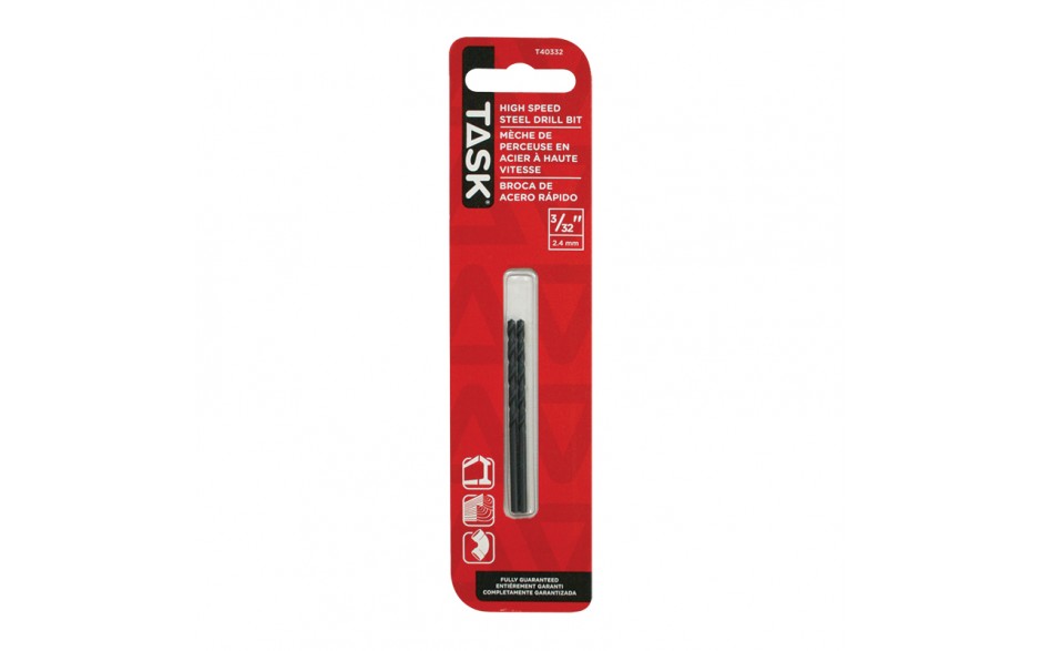 TASK T40332 3/32" High Speed Drill Bit - Ritchie's Building & Flooring Centre