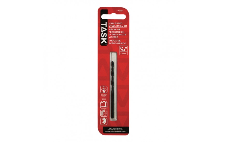TASK T40964 9/64" High Speed Drill Bit - Ritchie's Building & Flooring Centre