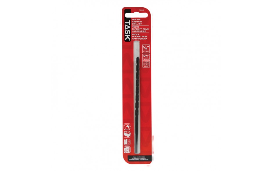 TASK 3/16" x 5-1/2" Tapcon Drill Bit T55815 - Ritchie's Building & Flooring Centre