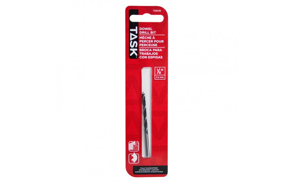 TASK T56018 1/8" Dowel Drill Bit - Ritchie's Building & Flooring Centre