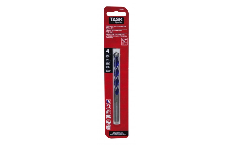TASK 3/8" Premium Multi Purpose Bit T57038 - Ritchie's Building & Flooring Centre