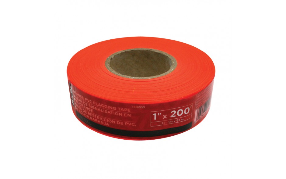 TASK T59203 Orange PVC Flagging
Tape - Ritchie's Building & Flooring Centre