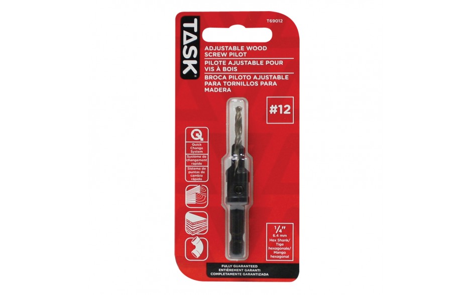 TASK T69012 #12 Adjustable Wood Screw Pilot - Ritchie's Building & Flooring Centre