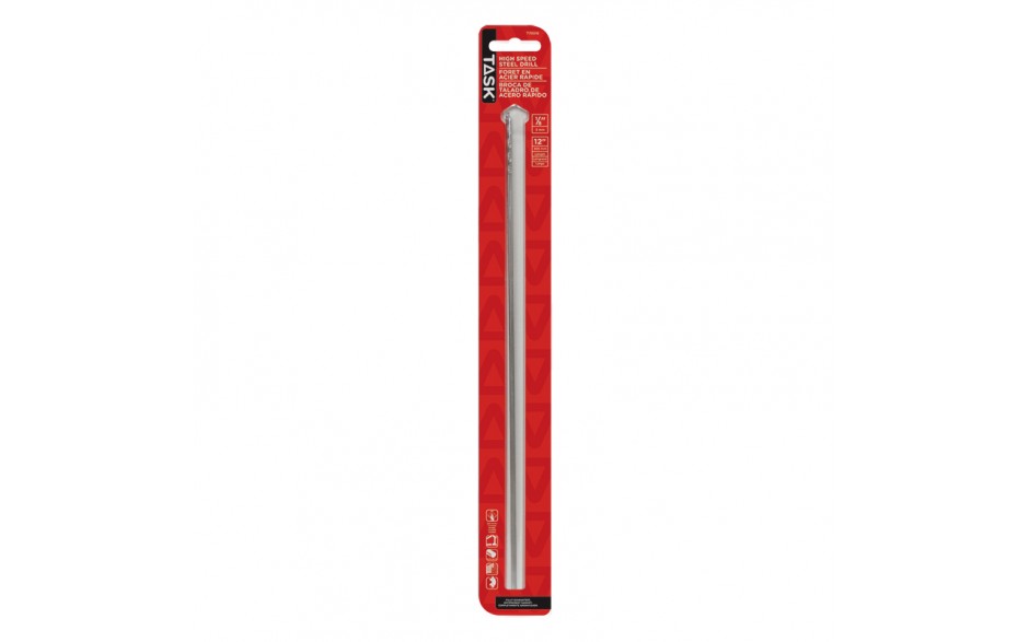 TASK T70018 1/8" x 12" High Speed Drill - Ritchie's Building & Flooring Centre