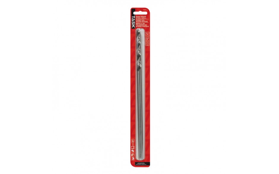TASK T70716 7/16" x 12" High Speed Drill - Ritchie's Building & Flooring Centre