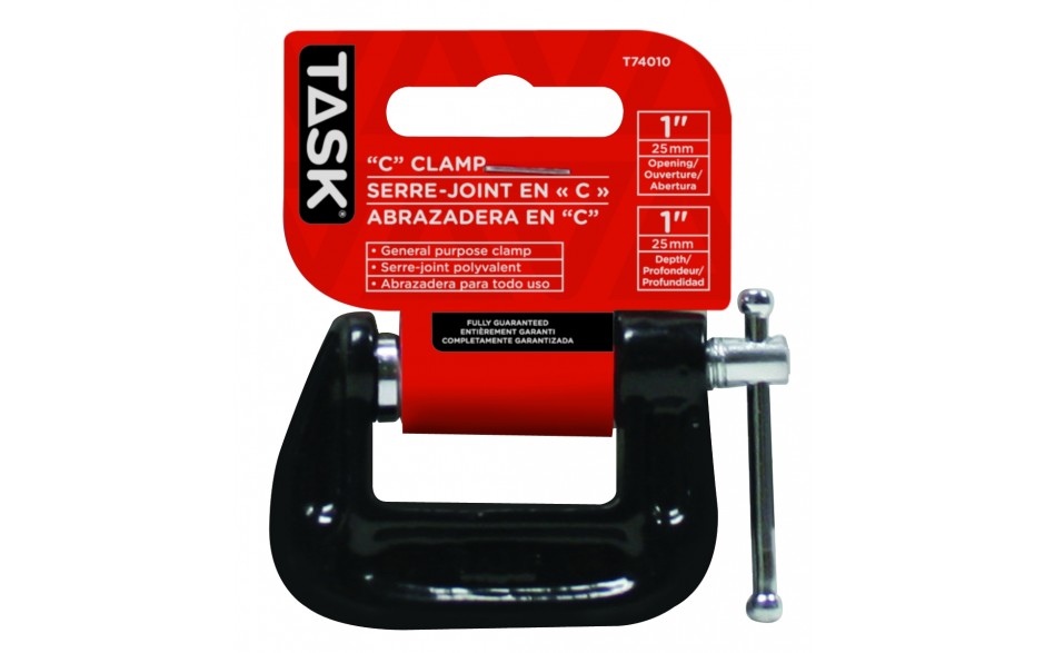 TASK 1" C-Clamp T74010 - Ritchie's Building & Flooring Centre