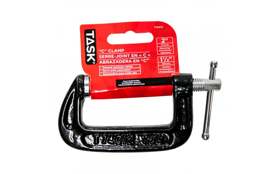 TASK 2" C-Clamp T74012 - Ritchie's Building & Flooring Centre