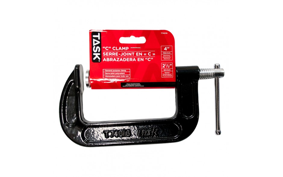 TASK 4" C-Clamp T74016 - Ritchie's Building & Flooring Centre