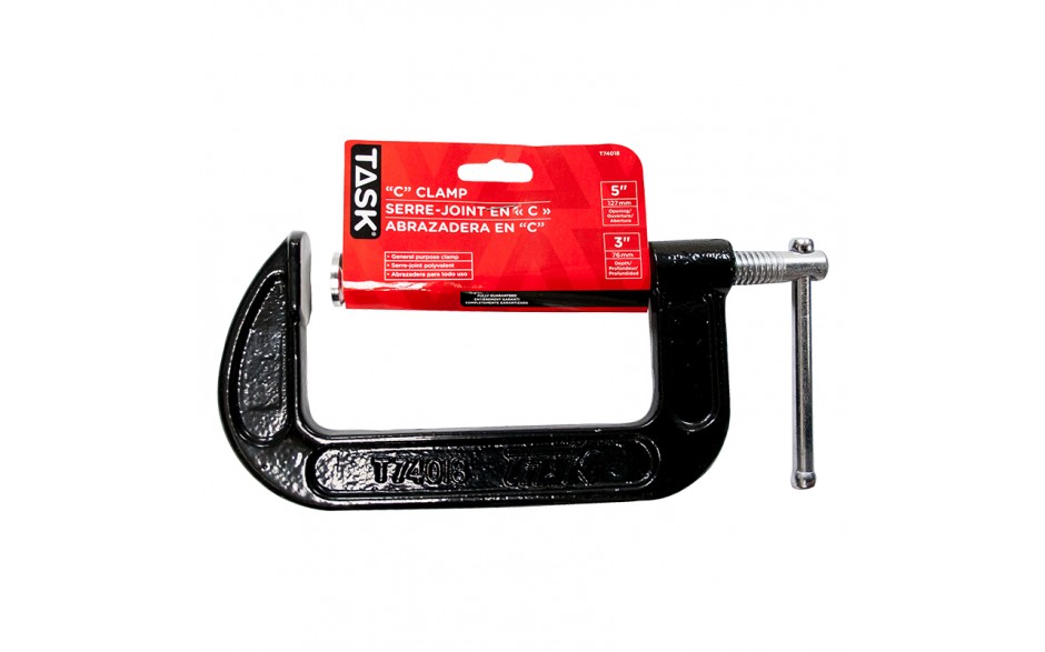 TASK 5" C-Clamp T74018 - Ritchie's Building & Flooring Centre