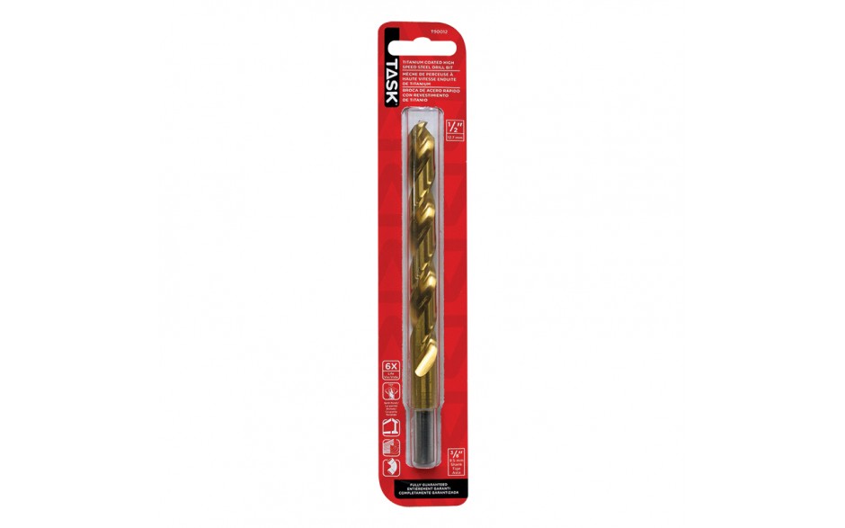 TASK T90012 1/2" Titanium Steel
Drill Bit - Ritchie's Building & Flooring Centre