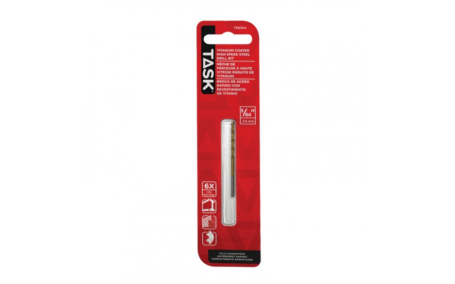 TASK T90564 5/64" Titanium High Speed Drill Bit - Ritchie's Building & Flooring Centre