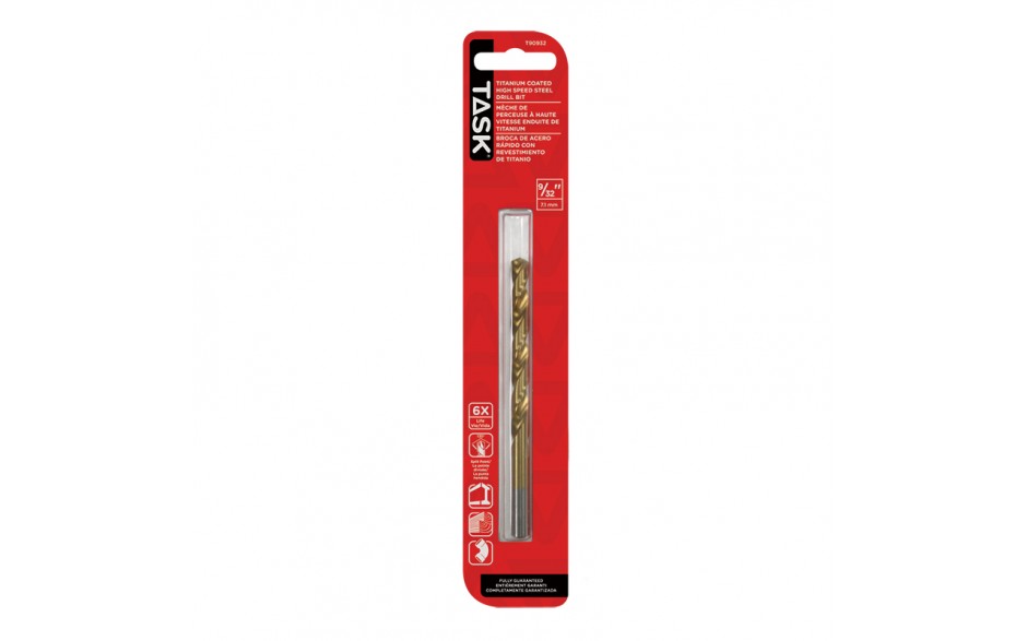 TASK T90932 9/32" Titanium High Speed Drill Bit - Ritchie's Building & Flooring Centre