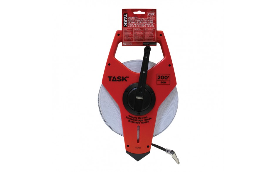 TASK TS741 200' (60m) Measuring
Tape Fiberglass - Ritchie's Building & Flooring Centre